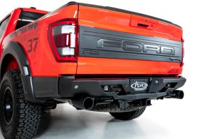 Ford Raptor Bumper - Rear - Addictive Desert Designs - Stealth Fighter - Hammer Black - `21-`23 Ford Raptor Bumper - Rear - Addictive Desert Designs - Stealth Fighter - Hammer Black - `21-`23